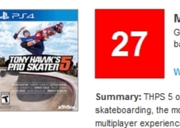 Tony Hawk's Pro Skater 5 - 27 из 100 на Metacritic