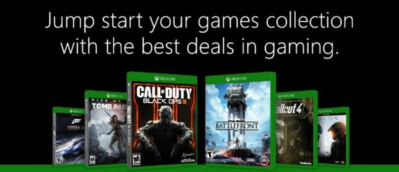 Покупатели новых бандлов Xbox One получат от Microsoft в подарок по игре