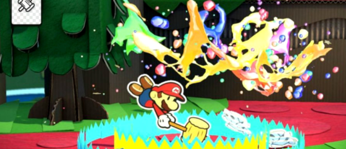 Paper Mario: Color Splash - новая красочная игра в сериале про Бумажного Марио для Wii U обзавелась забавным русскоязычным видео
