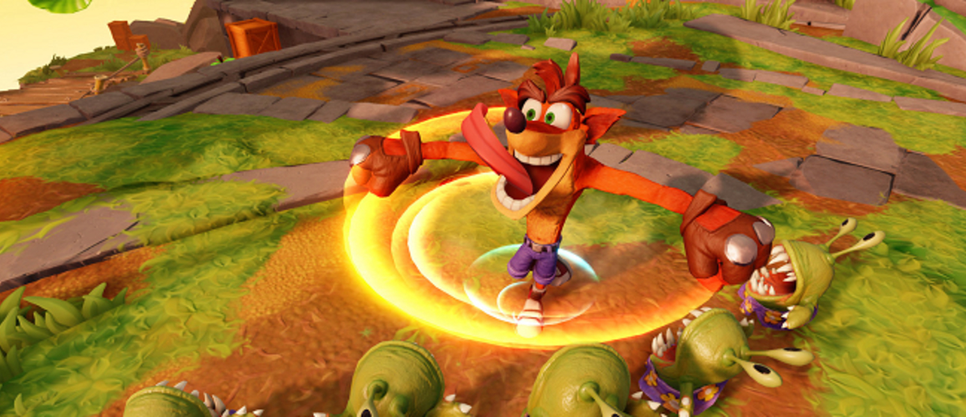 Skylanders: Imaginators - 13 минут геймплея за Крэша Бандикута