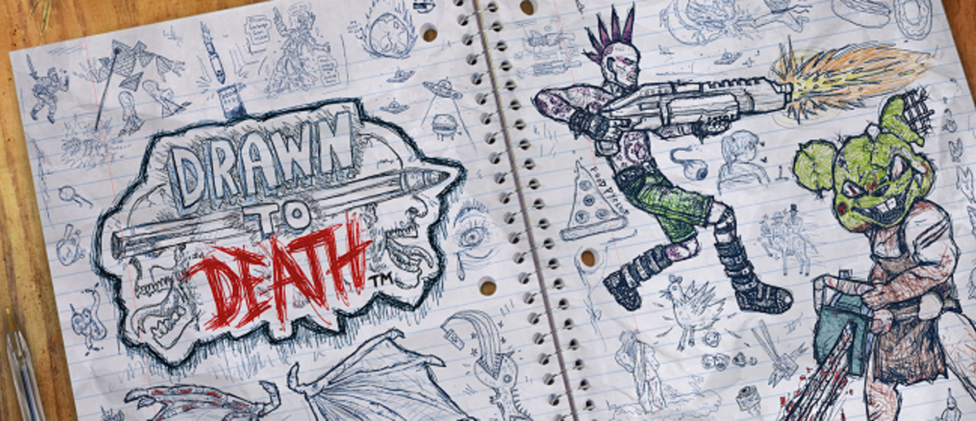 Drawn to Death - опубликовано новое геймплейное видео шутера с комментариями Дэвида Яффе
