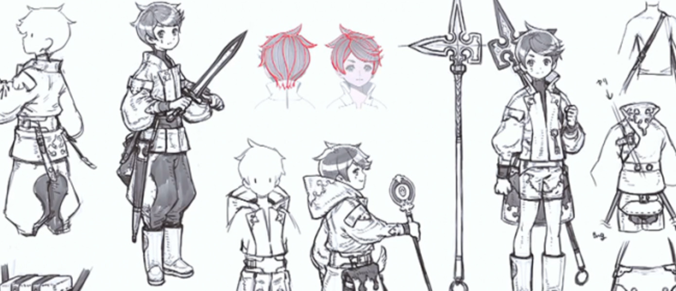 Создатель серии Final Fantasy показал несколько персонажей из своей новой игры