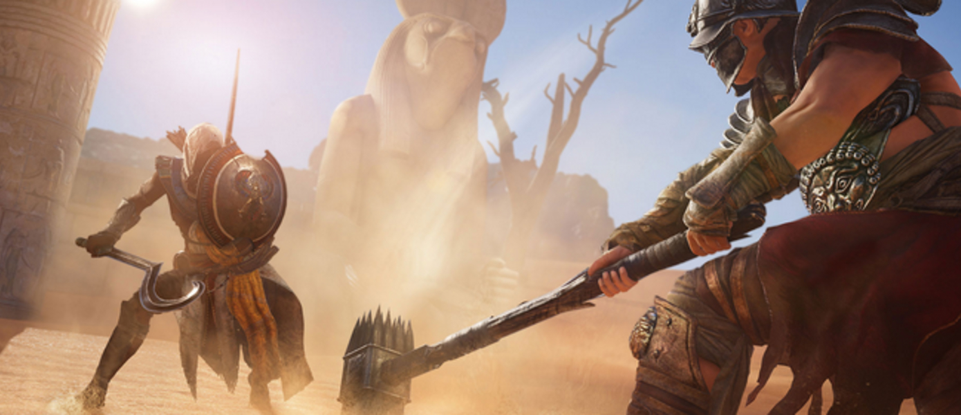 Assassin's Creed Origins - первый взгляд на современного бойца Абстерго