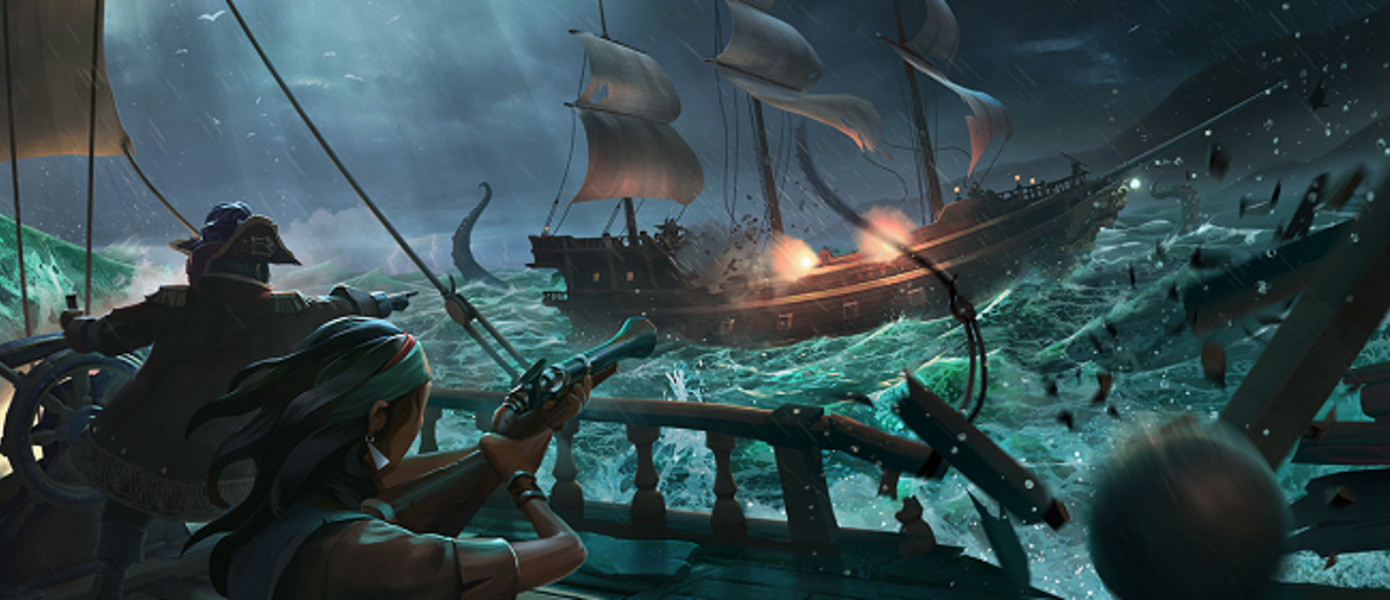 Sea of Thieves - посмотрите новый геймплей консольного эксклюзива Xbox One в разрешении 4К