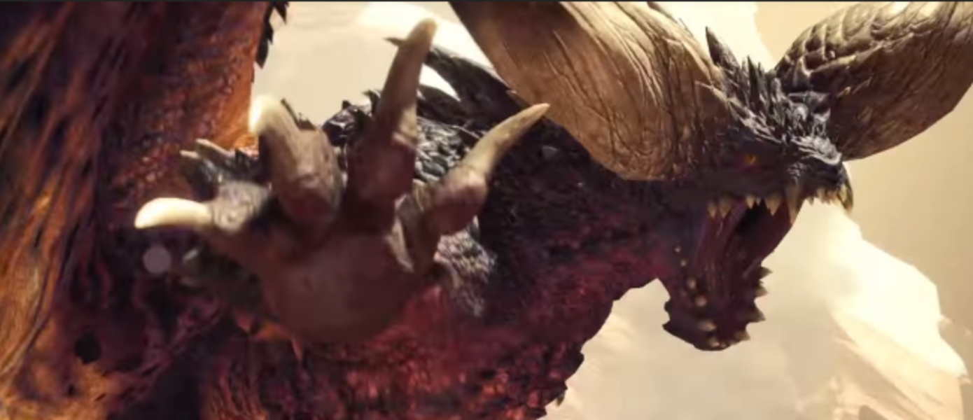 Monster Hunter: World - посмотрите на сражение с грозным монстром Nergigante