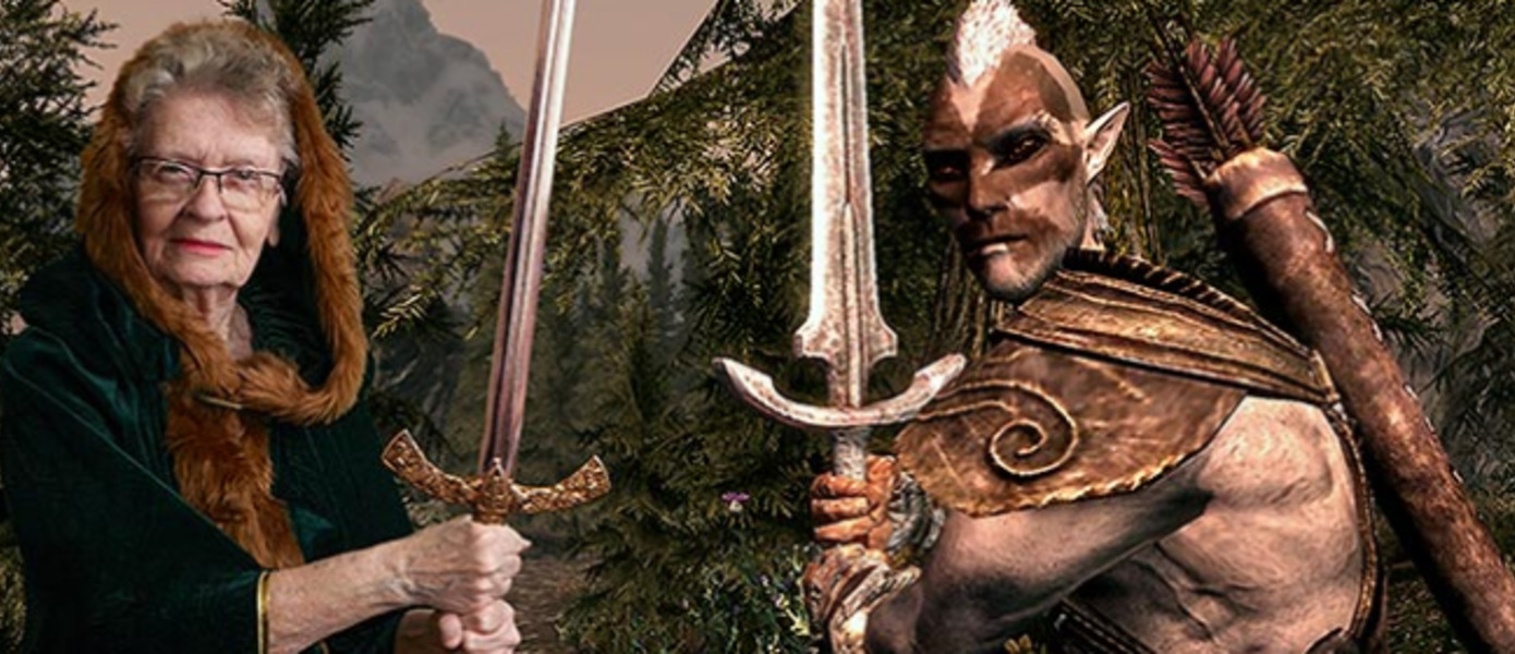 The Elder Scrolls VI  - игроки просят Bethesda увековечить в новой игре бабушку, играющую в Skyrim