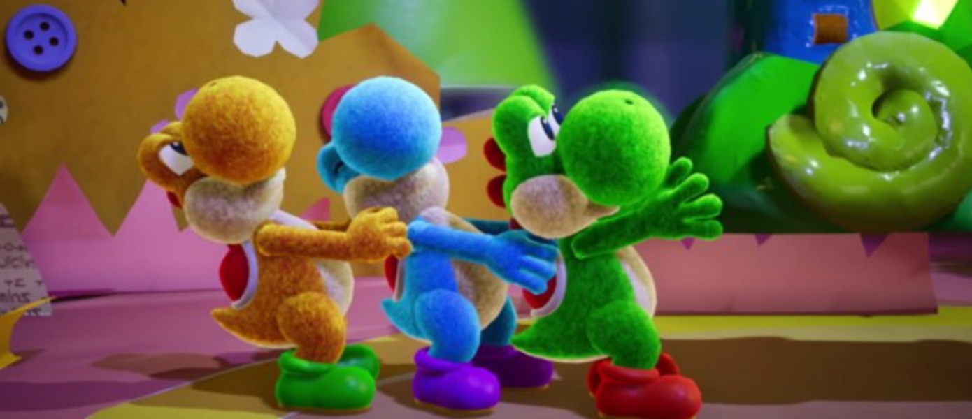 Yoshi's Crafted World - опубликована новая 10-минутная геймплейная демонстрация красочного платформера для Nintendo Switch