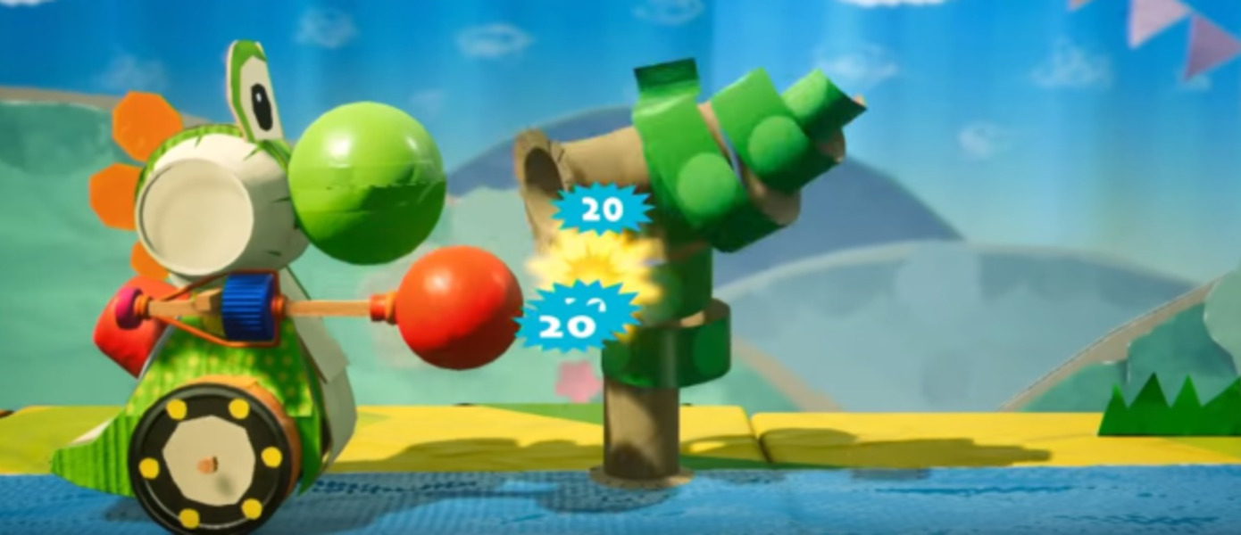 Yoshi's Crafted World - на японском телевидении стартовал показ рекламных роликов эксклюзивного для Nintendo Switch платформера