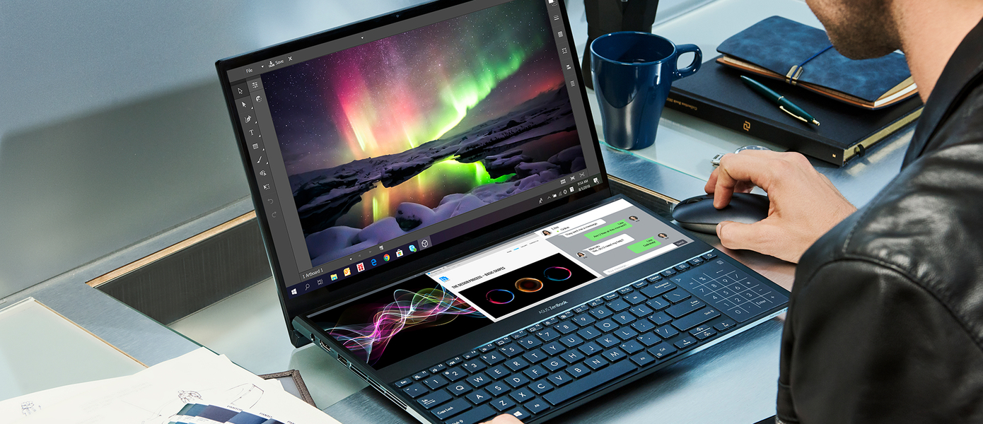 В России стартовали продажи ZenBook Pro Duo с инновационным дополнительным дисплеем