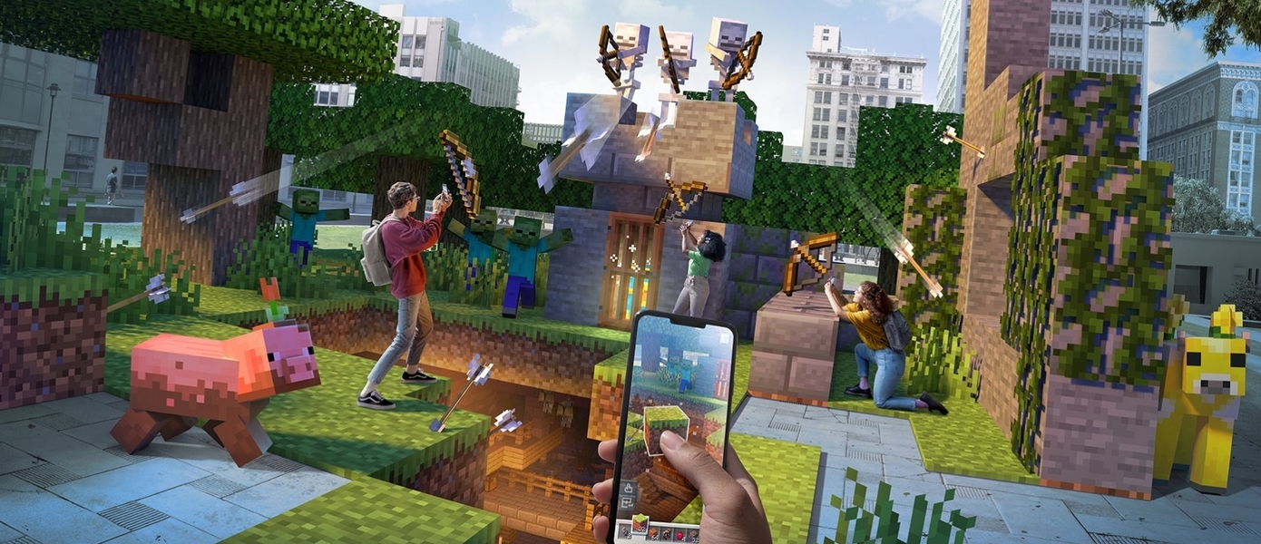 Дни Minecraft Earth сочтены: Microsoft и Mojang объявили о скором закрытии мобильной AR-игры
