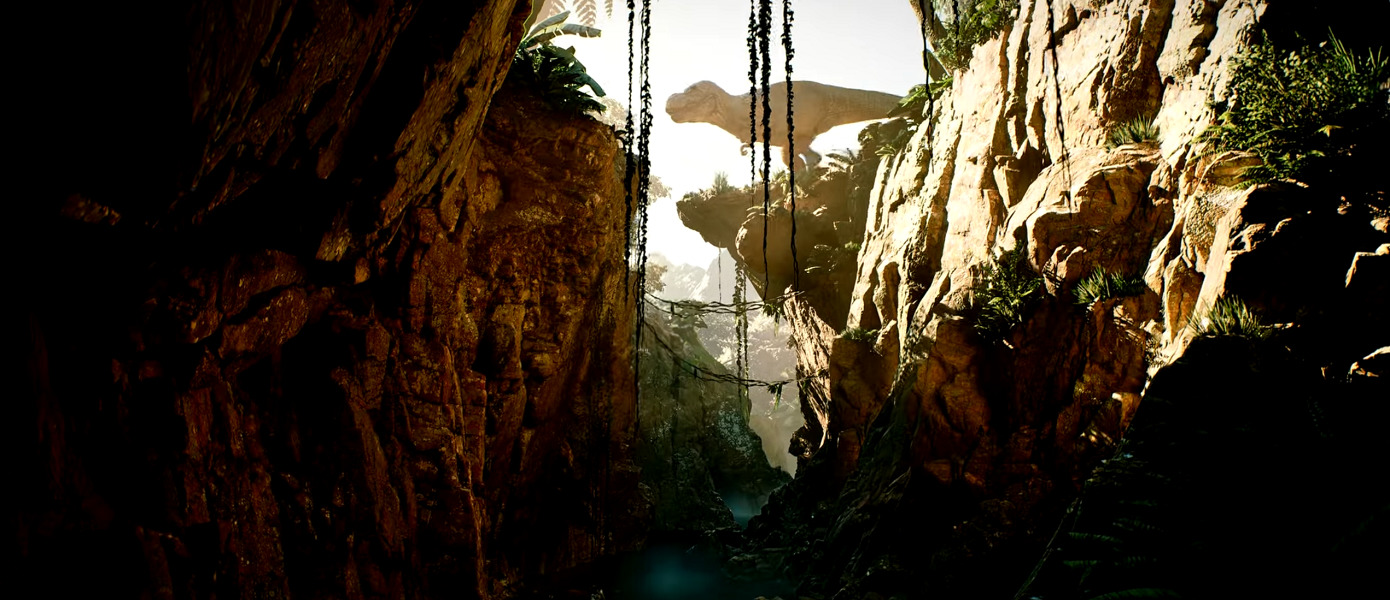 Ти-Рекс на Unreal Engine 5: Разработчики Sniper Elite показали технодемку Project Dinosaur