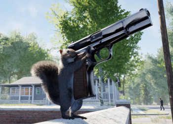 Сражение с агентами и проказничества в новом геймплее игры про белку с пистолетом