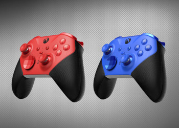 Microsoft представила новые расцветки для базовой версии контроллера Xbox Elite Series 2 — синюю и красную