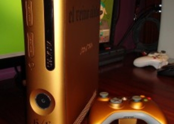 Фотографии золотого Xbox 360 Limited Edition Gold