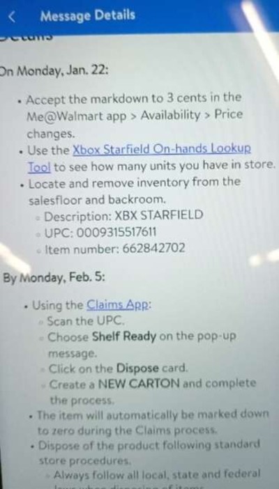 Walmart снимет с продажи диски Starfield для Xbox Series X|S