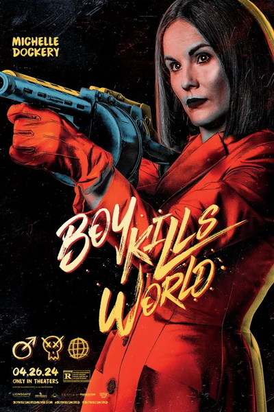Суровый Билл Скарсгард на стильных постерах фильма "Пацан против всех"