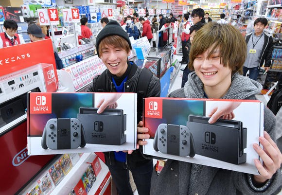 Опубликованы японские чарты продаж за предпоследнюю неделю 2017 года, Nintendo Switch доминирует