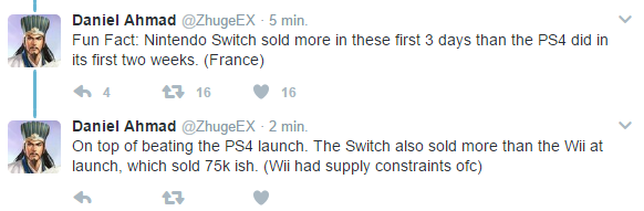 Nintendo Switch бьет рекорды во Франции