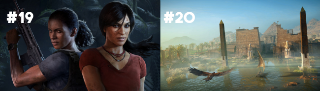 Uncharted: Lost Legacy и Assassin's Creed: Origins