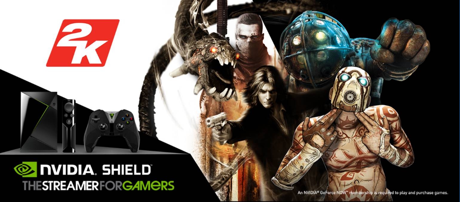Обладатели NVIDIA SHIELD TV получат доступ к нескольким популярным играм от 2K Games