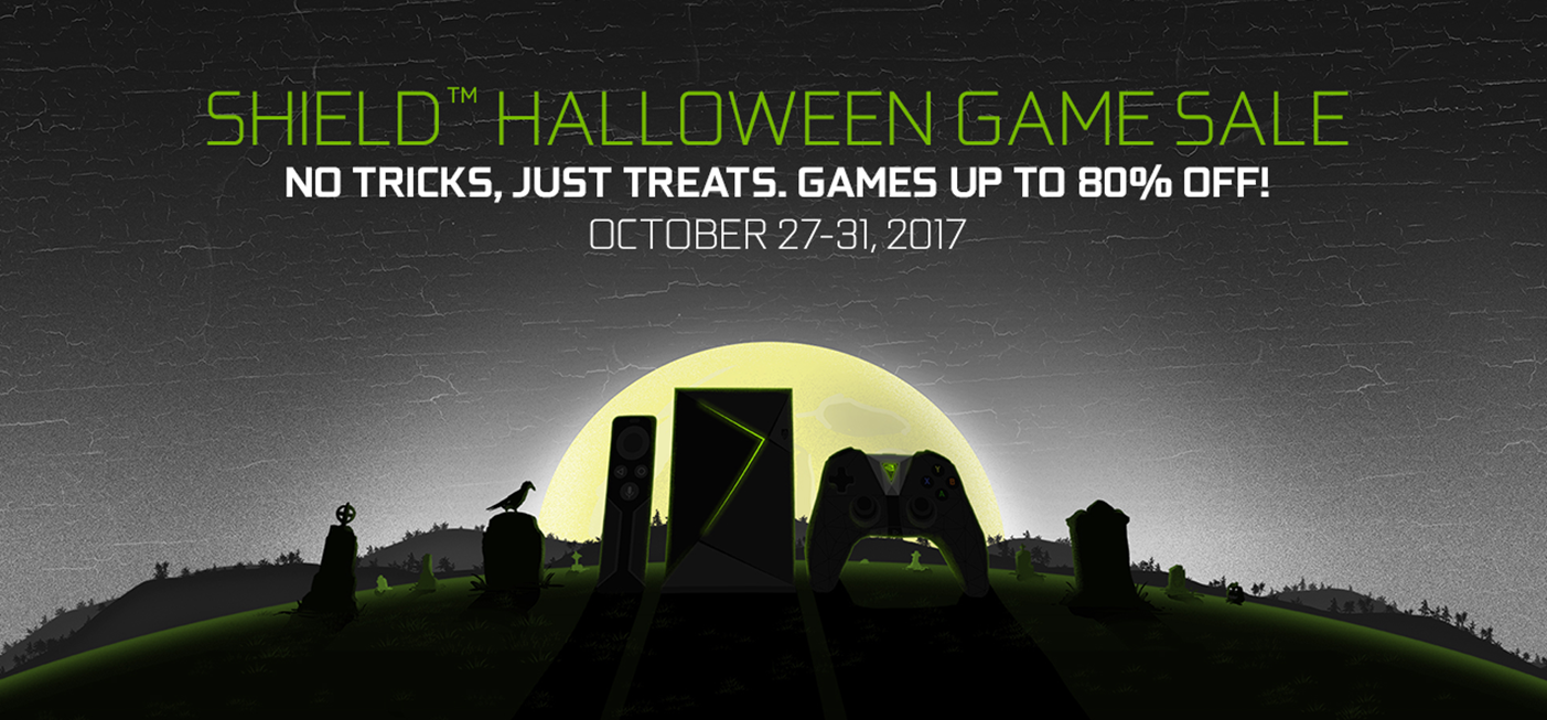NVIDIA анонсировала распродажу игр для SHIELD TV со скидками до 80% по случаю Хэллоуина