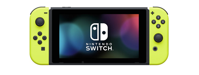 Nintendo Switch Yellow Neon