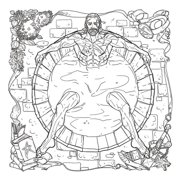 The Witcher Adult Coloring Book