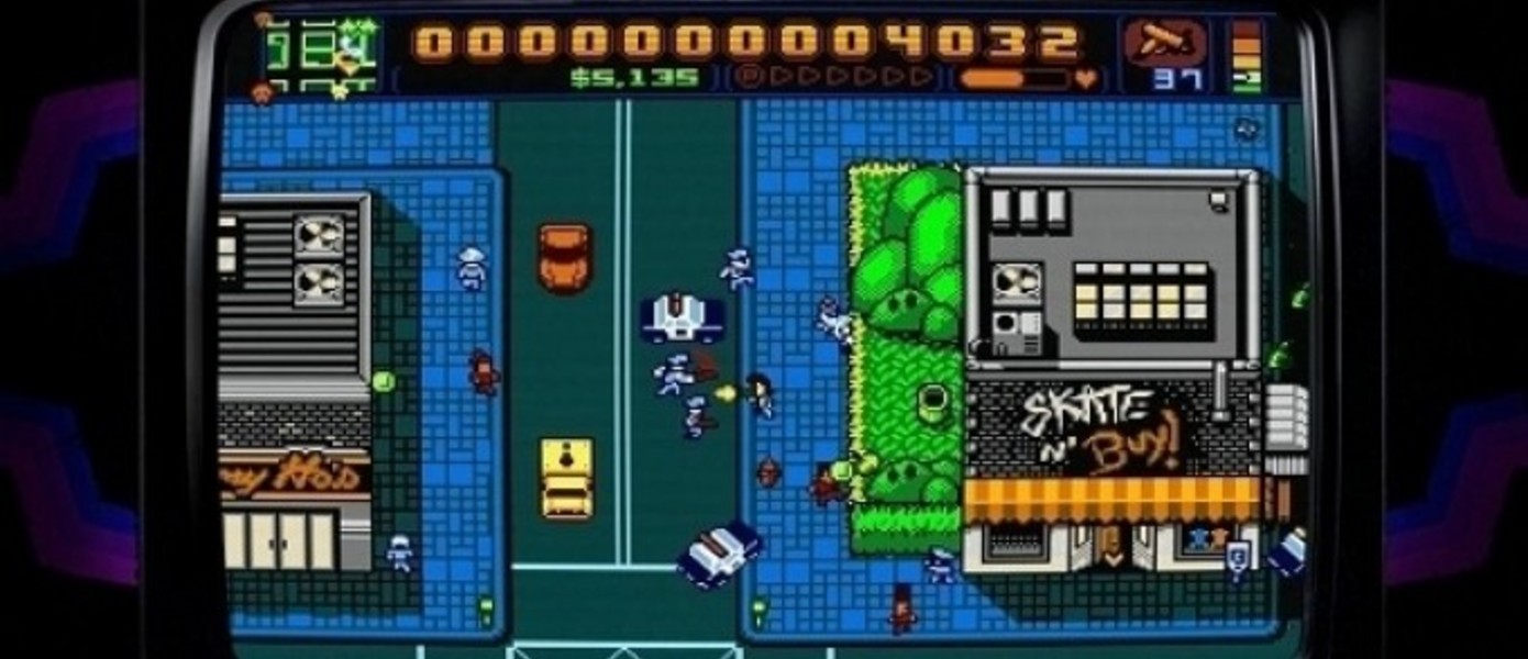 Retro City Rampage - разработчики тизерят релиз версии игры для PS Vita на физических носителях