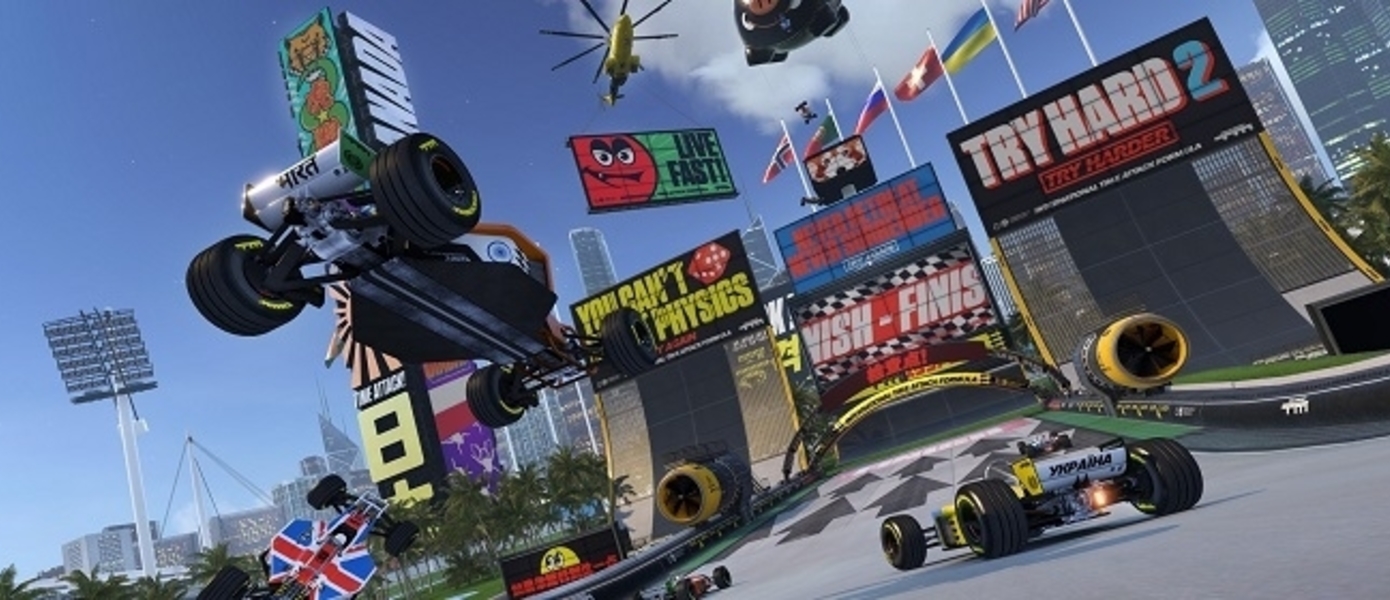 TrackMania Turbo - геймплейное видео гоночной аркады с комментариями разработчиков