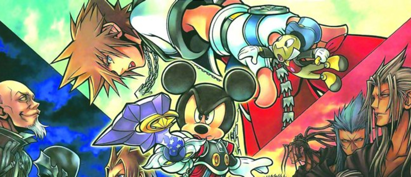 Kingdom Hearts - Тецуя Номура нарисовал стильную иллюстрацию к 15-летию серии
