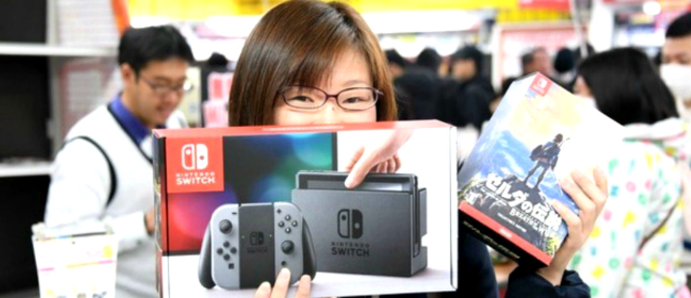 Японские чарты: Nintendo Switch продается лучше всех остальных консолей вместе взятых, полное издание Dark Souls III стартовало с третьего места
