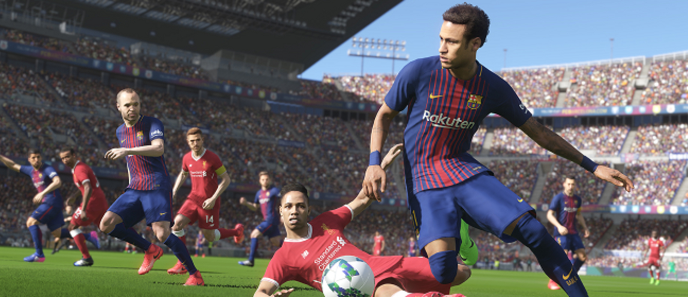 Pro Evolution Soccer 2018 - датирован релиз демоверсии и представлен новый трейлер к Gamescom 2017