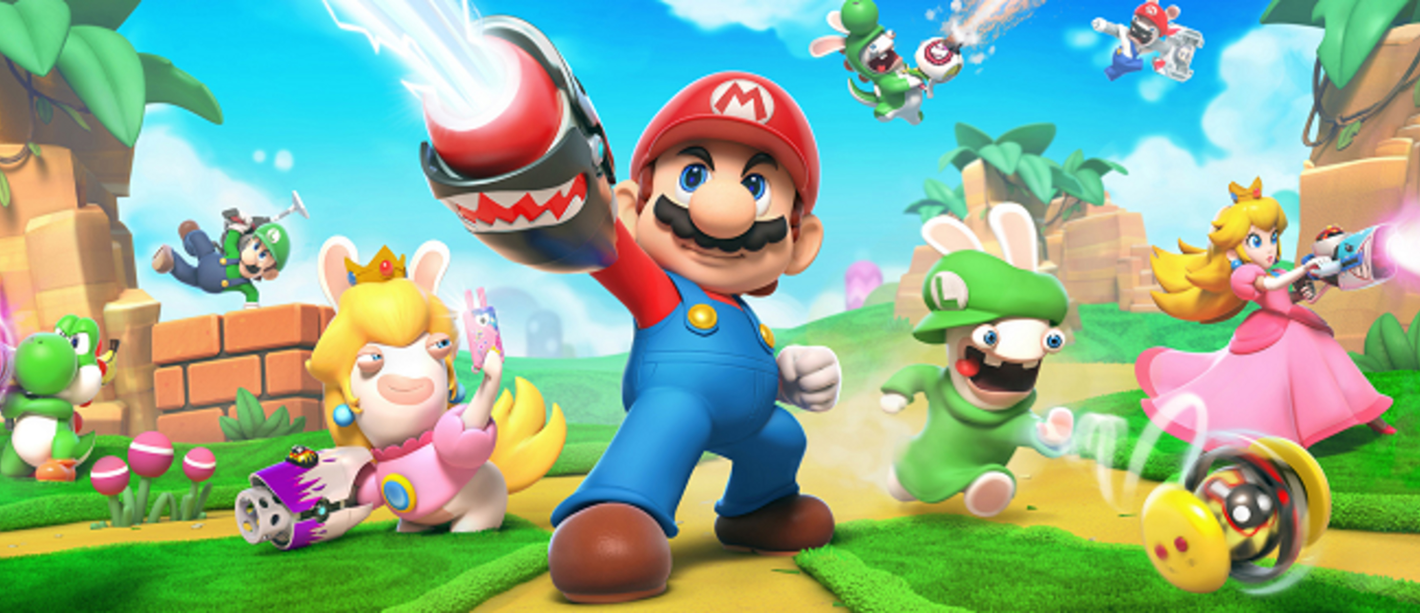 Nintendo 2 дата выхода. Марио битва за королевство. Mario Rabbids битва. Марио Раббидс битва за королевство. Марио кролики битва за королевство.