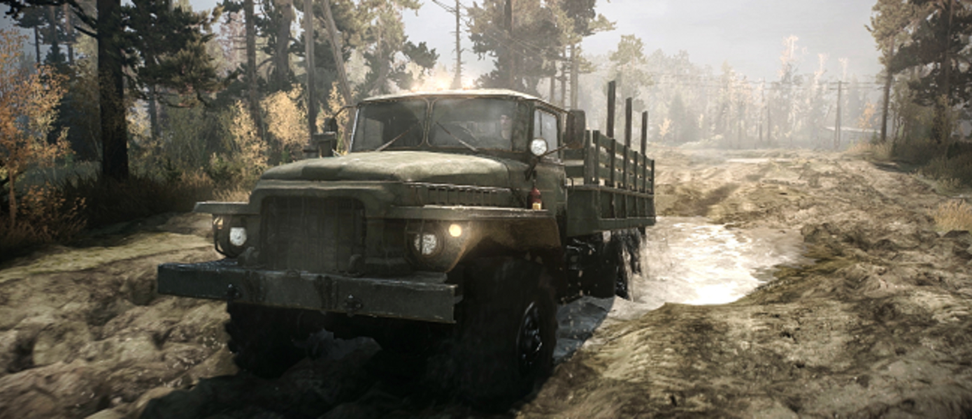 Spintires: MudRunner - появилась демонстрация геймплея с Gamescom 2017
