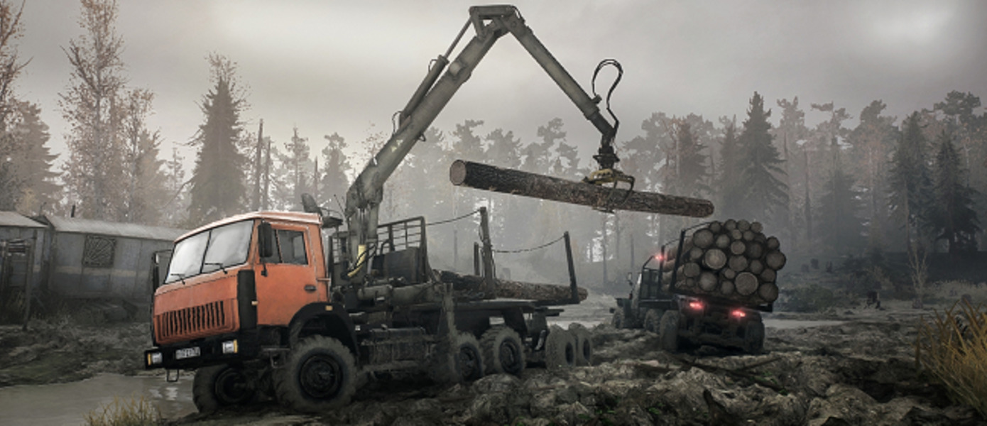 Spintires: MudRunner - датирован релиз и представлен новый геймплейный трейлер игры