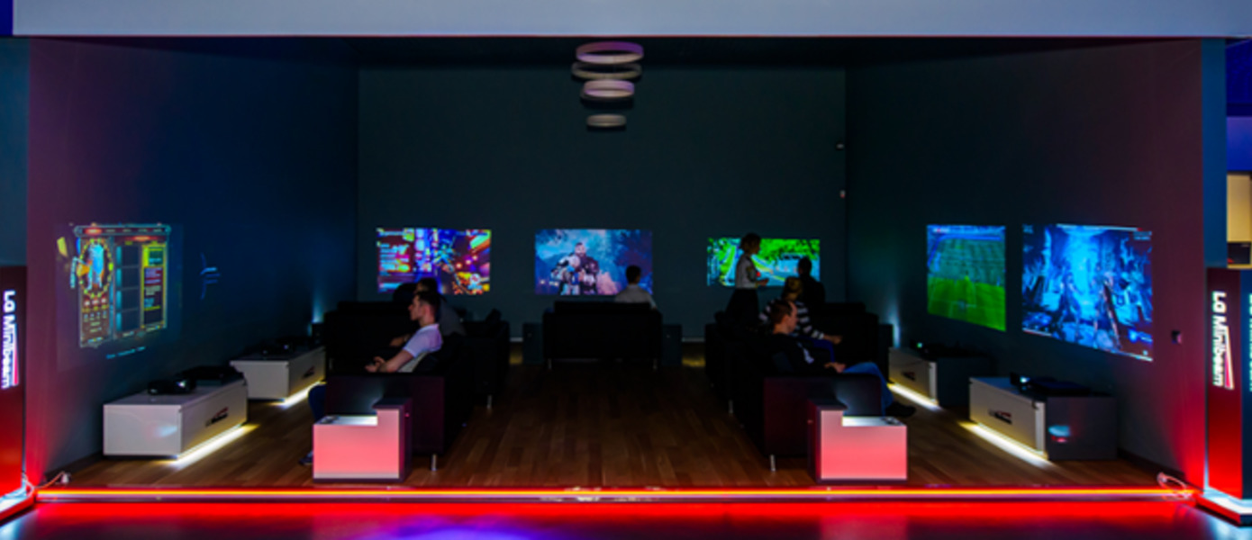 LG открывает игровую зону в  интерактивно-развлекательном комплексе Cyberspace
