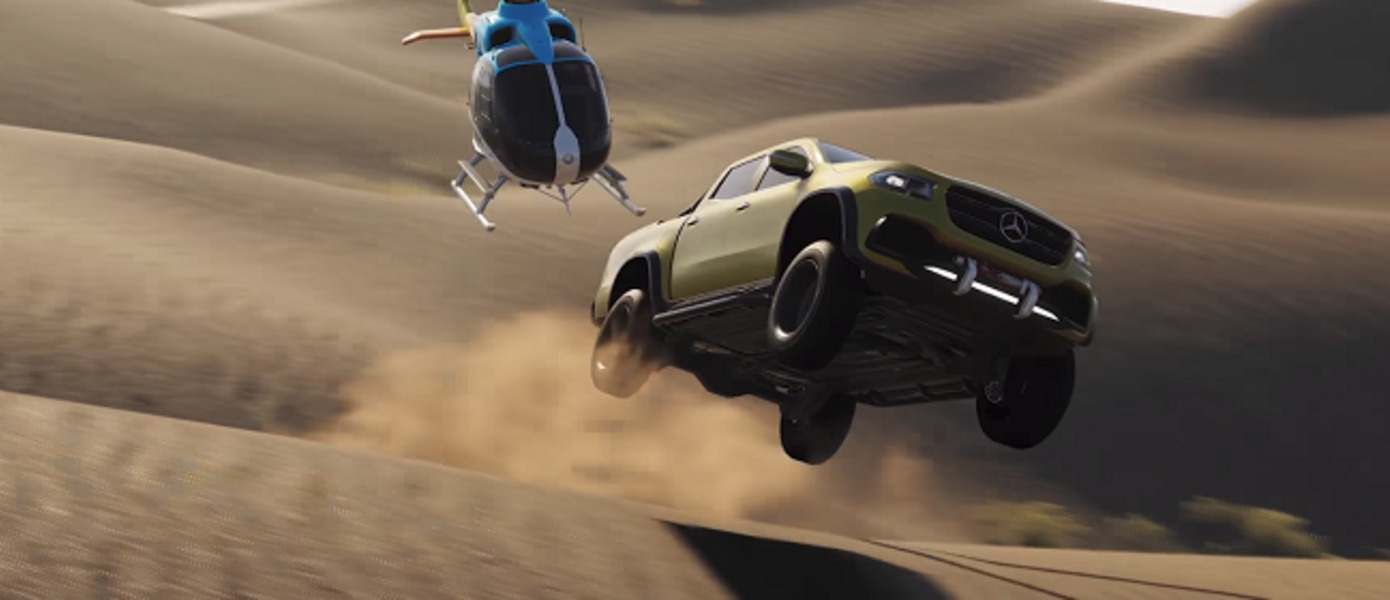The Crew 2 - новый трейлер гонки разработчики посвятили пикапу от Mercedes-Benz