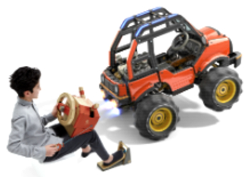 Nintendo Labo - новый трейлер и рекламный ролик третьего уникального игрового набора - Vehicle Kit