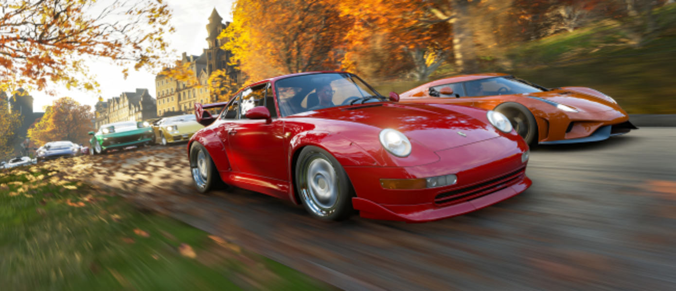 Forza Horizon 4 - состоялся релиз эксклюзивной для Xbox One и Windows 10 гоночной игры