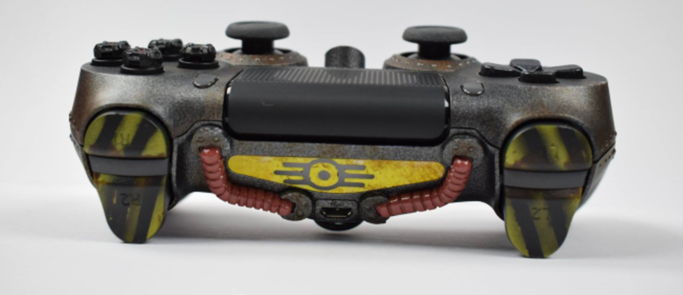 Fallout 76 - дизайнер геймпадов представил DualShock 4 в стиле игры Bethesda