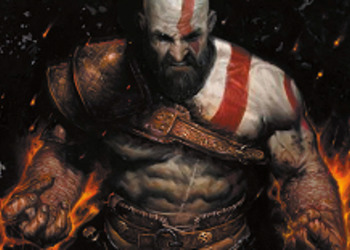 God of War - фанат опубликовал красивый постер, пародирующий Хеллбоя. Разработчики отреагировали на него