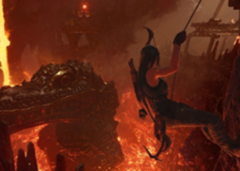 Лара Крофт исследует вулканическую гробницу в релизном трейлере дополнения Shadow of the Tomb Raider — Великий кайман