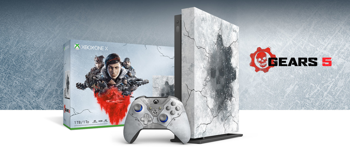 Microsoft анонсировала лимитированную модель Xbox One X в дизайне Gears 5