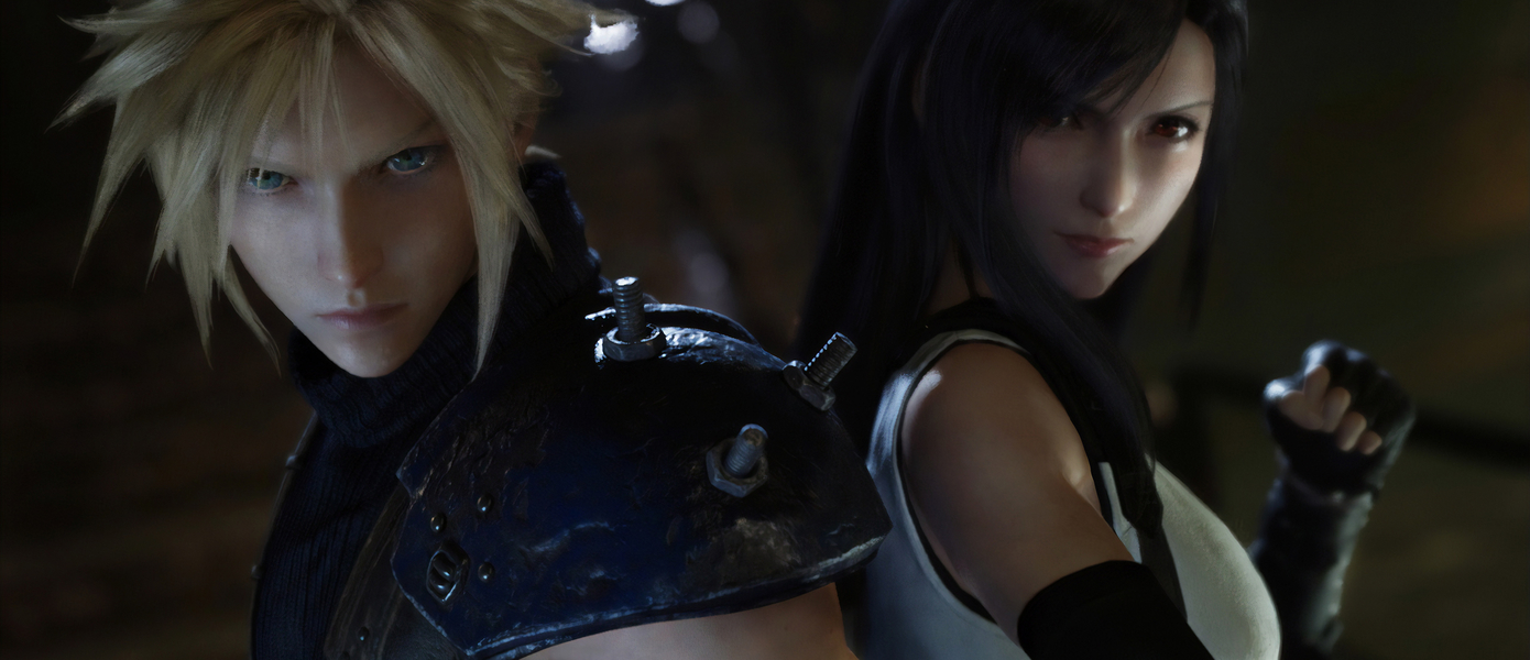 Клауд с мечом - Square Enix представила ключевой арт ремейка Final Fantasy VII