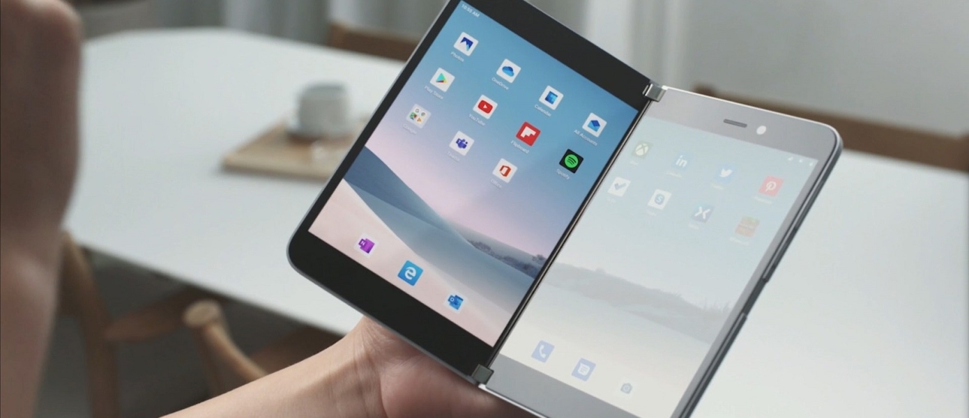 Microsoft прогнулась под Android: Представлен новый смартфон с двумя экранами Surface Duo