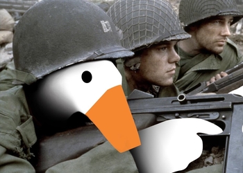 Спасти рядового гуся: Вредная птица из Untitled Goose Game перебралась на кадры из культовых фильмов