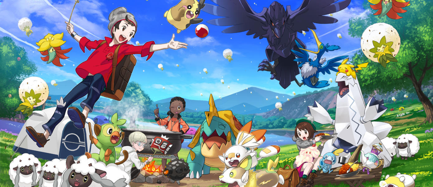 Открытый мир, сражения с врагами и Покемоны-гиганты - вышел релизный трейлер Pokémon Sword и Pokémon Shield для Switch