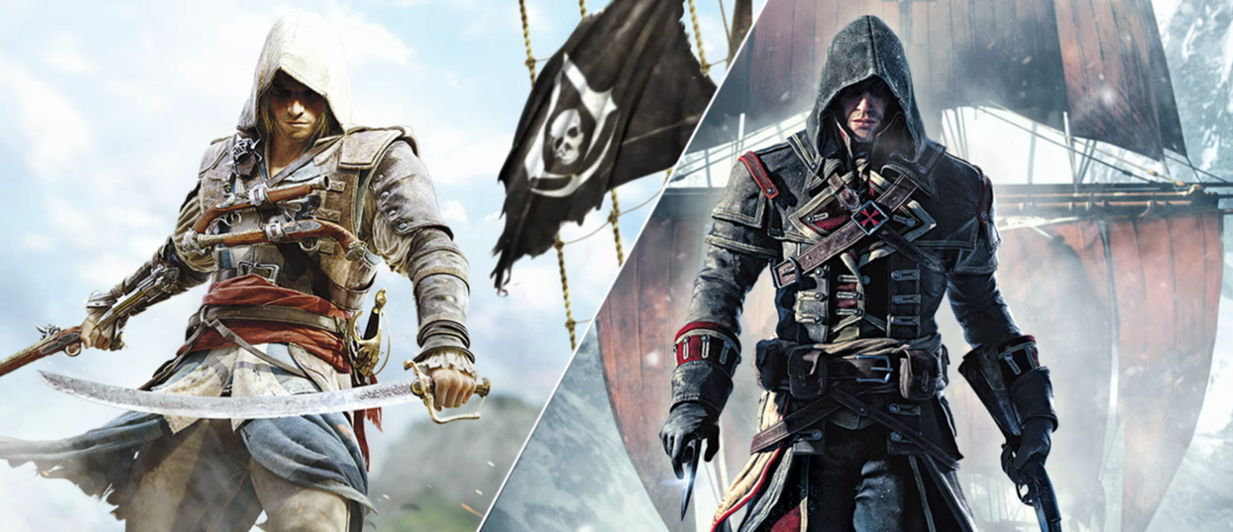 На Nintendo Switch вышел состоящий из Assassin's Creed IV: Black Flag и Assassin's Creed Rogue сборник - релизный трейлер, геймплей и детали