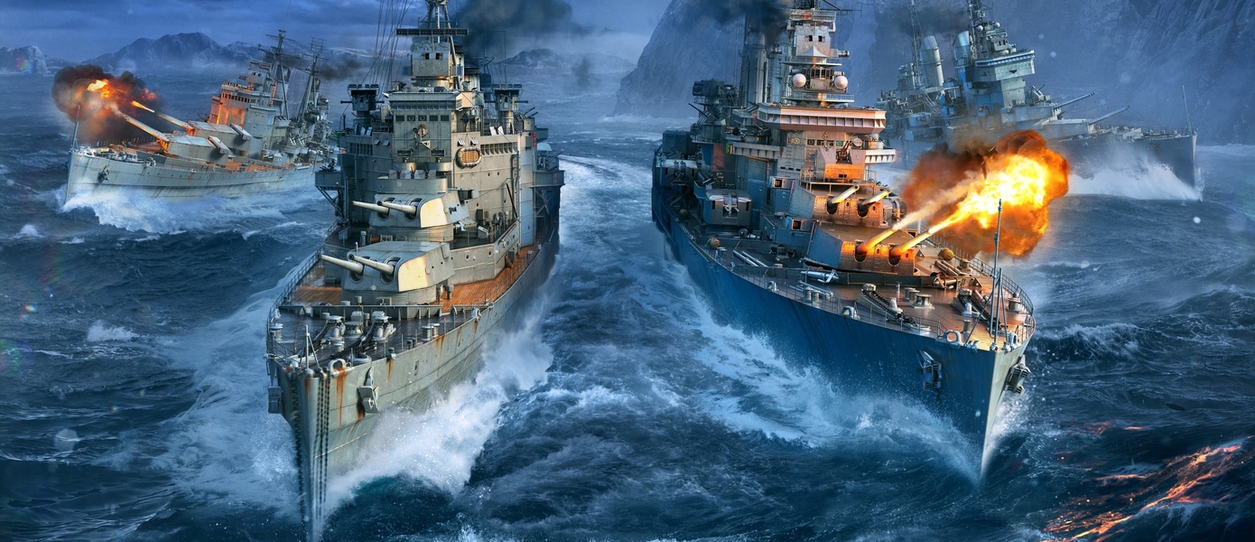 Тяжелые британские крейсеры идут в World of Warships