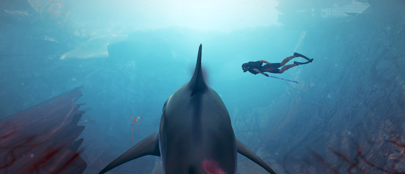 Кровожадная акула поедает людей в новом геймплейном видео Maneater